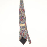 Back Back of Vintage 1990's Paisley Patterned Tie
