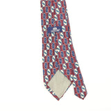 Back Detail of Vintage 1990's Stafford Geometric Patterned Tie