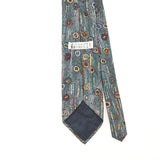 Back Detail of Vintage 1990's Floral Patterned Tie