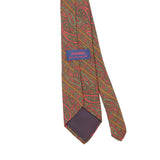 Back Detail of Vintage 1990's Paisley Patterned Tie