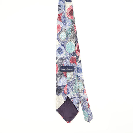 Back Back of Vintage 1910's Marina Di Carrara Abstract Patterned Tie