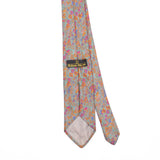 Back Back Detail of Vintage 1990's Floral Patterned Tie