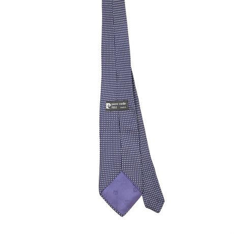 Back Back of Vintage 1980's Pierre Cardin Polka Dot Patterned Tie