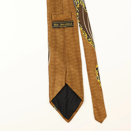 Back Detail of Vintage Abstract Patterned Tie