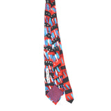 Back Back of Vintage 1990's Pitti Uomo Moda Abstract Patterned Tie