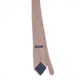 Back Back of Vintage Izod Foulard Polka Dot Patterned Tie