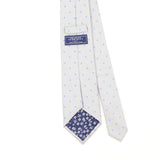 Back Back Detail of Vintage T.M. Lewin Polka Dot Patterned Tie