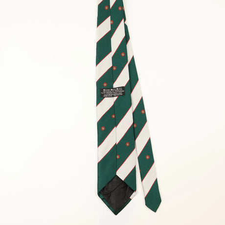Back of Vintage Colls Striped Patterned Tie