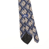 Back Detail of Vintage 1990's Stafford Geometric Patterned Tie