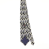 Back of Vintage Geometric Patterned Tie