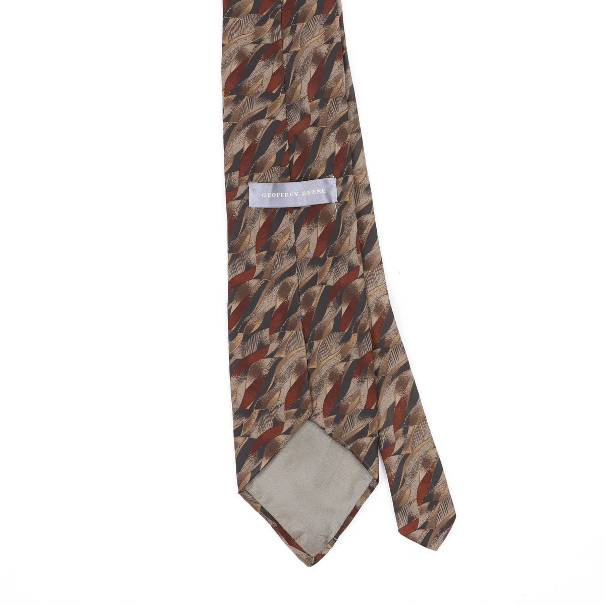 Back Back Detail of Vintage 1990's Geoffrey Beene Abstract Patterned Tie
