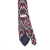 Back Back Detail of Vintage 1990's Geometric Patterned Tie