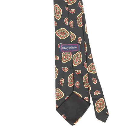 Back Back Detail of Vintage 1990's Paisley Patterned Tie