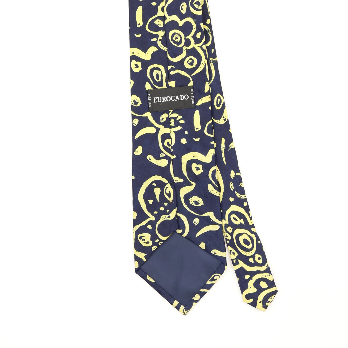 Back Back Detail of Vintage 1990's Abstract Patterned Tie