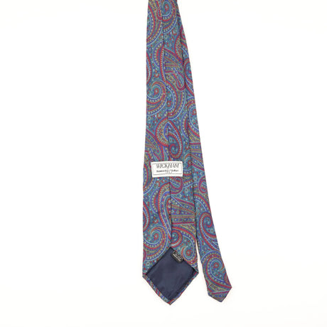 Back of Vintage 1990's Paisley Patterned Tie