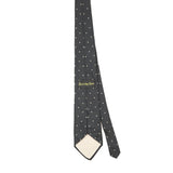 Back Back of Vintage 1990's Polka Dot Patterned Tie