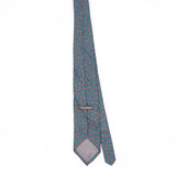 Back Back of Vintage 1990's Robert Talbott Foulard Paisley Patterned Tie