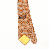 Back Back Detail of Vintage 1980's Wembley Check Patterned Tie