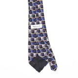 Back Back Detail of Vintage 1990's Van Heusen Geometric Patterned Tie