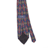 Back Back Detail of Vintage 1990's Bill Blass Geometric Patterned Tie