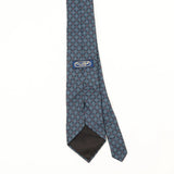 Back Back Detail of Vintage 1990's Oscar De La Renta Geometric Patterned Tie