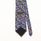 Back Detail of Vintage 1990's Geometric Patterned Tie