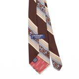 Back Back Detail of Vintage 1980's Givenchy Striped Patterned Tie