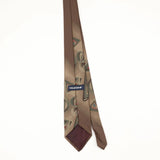 Back Back of Vintage 1990's Halston Abstract Patterned Tie
