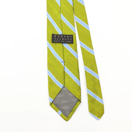 Back Detail of Vintage 1990's Robert Talbott Best Of Class Striped Patterned Tie