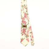 Back of Vintage 1990's Boston Traders Floral Patterned Tie