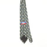 Back Back of Vintage 1990's Peanuts Snoopy Cartoon Patterned Tie
