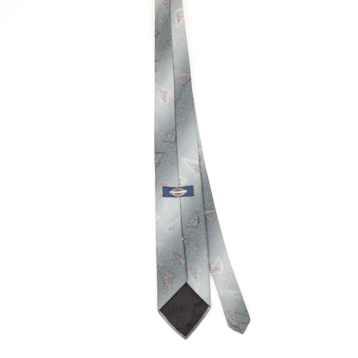 Back Back of Vintage 1990's Towncraft Geometric Patterned Tie