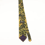 Back of Vintage 1990's Baroque Abstract Patterned Tie