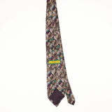 Back Back of Vintage 1990's Jerry Garcia Abstract Patterned Tie