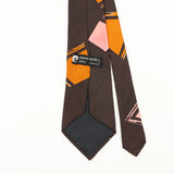 Back Detail of Vintage 1980's Pierre Cardin Abstract Patterned Tie