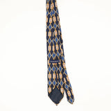 Back Back of Vintage 1990's Geometric Patterned Tie