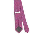 Back Back Detail of Vintage Calvin Klein Polka Dot Patterned Tie