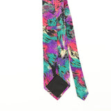 Back Detail of Vintage 1980's Abstract Patterned Tie