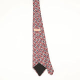 Back Back of Vintage 1980's Geometric Patterned Tie