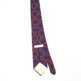 Back Back of Vintage 1990's Chain Link Geometric Patterned Tie