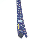 Back Back of Vintage Alynn Neckwear Swimmer Cartoon Patterned Tie