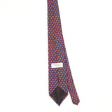 Back Back of Vintage 1990's Louis Feraud Paris Geometric Patterned Tie