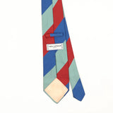 Back Back Detail of Vintage 1980's Ted Lapidus BNWT Striped Patterned Tie