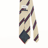 Back Detail of Vintage 1990's Striped Patterned Tie