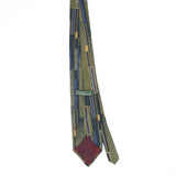 Back Back of Vintage 1990's Geometric Patterned Tie