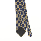 Back Detail of Vintage 1990's Puritan Geometric Patterned Tie