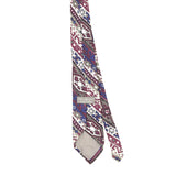 Back Back of Vintage 1990's Robert Talbott Geometric Patterned Tie