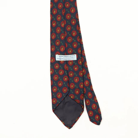 Back Back Detail of Vintage 1990's Abercrombie & Fitch Geometric Patterned Tie