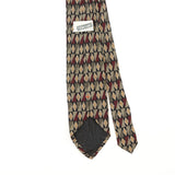 Back Back Detail of Vintage 1990's Yves Saint Laurent Geometric Patterned Tie