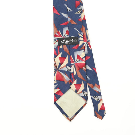 Back Back Detail of Vintage 1990's Geometric Patterned Tie